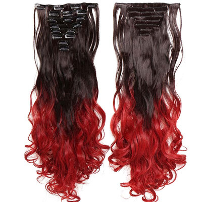 Full Head Clip Synthetic in Hair Extensions 8 Piece 18 Clips Hairpiece Long Wave Curly Straight for Women
Full Head Clip Synthetic in Hair Extensions 8 Piece 18 Clips Hairpiece Long Wave Curly Straight for Women