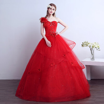 2019 New Wedding Dress Elegant One Shoulder Ball Gown Luxury Floor Length Wedding Dresses Plus Size Bridal Gowns
2019 New Wedding Dress Elegant One Shoulder Ball Gown Luxury Floor Length Wedding Dresses Plus Size Bridal Gowns