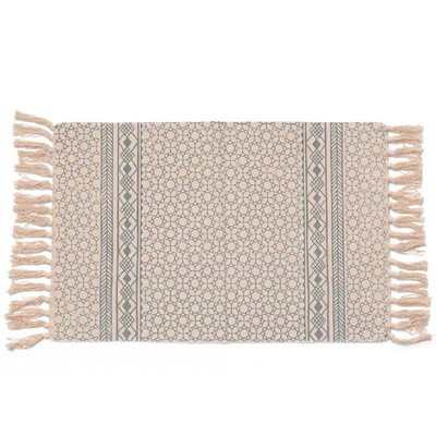 Gobestart Bohemian Hand-woven Cotton Linen Plant Printing Dyeing Decorative Mat 60X90CM
Gobestart Bohemian Hand-woven Cotton Linen Plant Printing Dyeing Decorative Mat 60X90CM