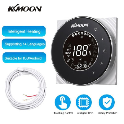 KKmoon Digital Underfloor Heating Thermostat for Electric Heating System Floor & Air Sensor with WiFi Connection & Voice Control E
KKmoon Digital Underfloor Heating Thermostat for Electric Heating System Floor & Air Sensor with WiFi Connection & Voice Control E