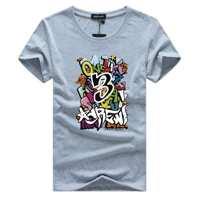Mens Cotton T-shirt Letters Printed Casual Fashion T-shirt Mens Outdoor Fun Fitness T-shirt Street Hip-hop Clothing
Mens Cotton T-shirt Letters Printed Casual Fashion T-shirt Mens Outdoor Fun Fitness T-shirt Street Hip-hop Clothing