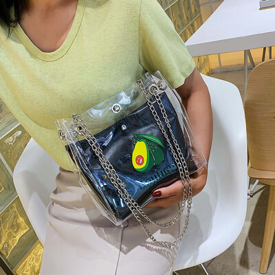 Summer small fresh bucket bag Messenger bag female bag 2019 new fashion transparent bag wild ins chain bag
Summer small fresh bucket bag Messenger bag female bag 2019 new fashion transparent bag wild ins chain bag