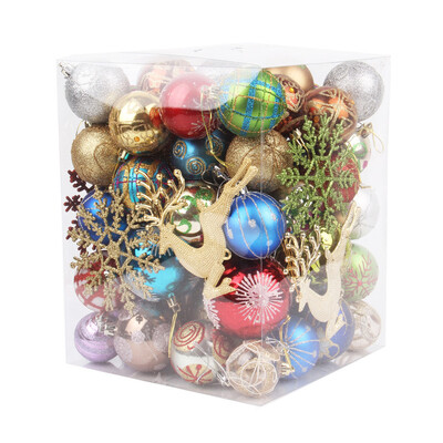Colorful Christmas Balls Christmas Tree Pendant 60-70 Plastic Christmas Balls Christmas Decoration Supplies
Colorful Christmas Balls Christmas Tree Pendant 60-70 Plastic Christmas Balls Christmas Decoration Supplies