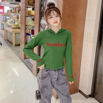 Women Hooded Autumn Simple Long Sleeve Letter Print Loose Hooded Sweet Solid Color New Hooded Pullover Hooded Tops
Women Hooded Autumn Simple Long Sleeve Letter Print Loose Hooded Sweet Solid Color New Hooded Pullover Hooded Tops