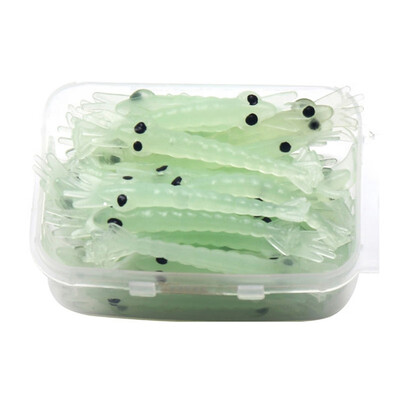 New Hot 50pcs Fishing Lure Glow In The Dark Luminous Shrimp Bait Jigs Lure Soft Lure Worn Fake Lure Bait
New Hot 50pcs Fishing Lure Glow In The Dark Luminous Shrimp Bait Jigs Lure Soft Lure Worn Fake Lure Bait