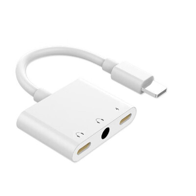 Mini Dual Lightning Splitter Adapter Audio AUX Converter Charger Adapter with Dual Ports 35mm Headphone Jack Charging Port for iP
Mini Dual Lightning Splitter Adapter Audio AUX Converter Charger Adapter with Dual Ports 35mm Headphone Jack Charging Port for iP