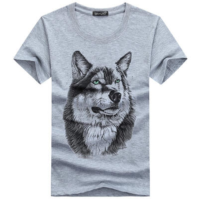 New 2019 Fashion New Summer Brand Large Size 3D Wolf Head T-shirt Fashion T Shirt Short Sleeves3D Printed T Shirt
New 2019 Fashion New Summer Brand Large Size 3D Wolf Head T-shirt Fashion T Shirt Short Sleeves3D Printed T Shirt
