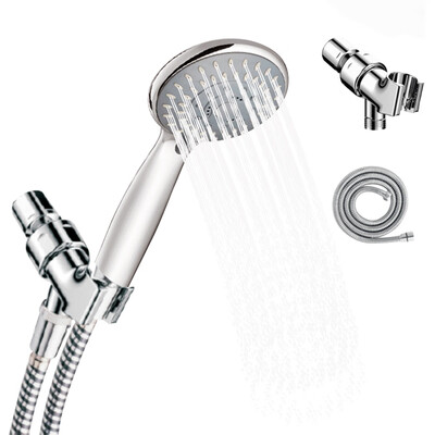 High Pressure Handheld Shower Head With 60" Long Flexible Hose&Adjustable Bracket 2 Spray Setting Rainfall Faucet Kit Self-Cle
High Pressure Handheld Shower Head With 60" Long Flexible Hose&Adjustable Bracket 2 Spray Setting Rainfall Faucet Kit Self-Cle