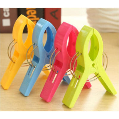 2017 New 4x Random Color Plastic Large Size Towel Pegs Clips Quilt Bed Sheets Drying Clip
2017 New 4x Random Color Plastic Large Size Towel Pegs Clips Quilt Bed Sheets Drying Clip