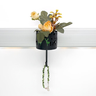 Gobestart Wrought Iron Hook Decor Room Wall Shelf Creative Flower Basket Storage Rack
Gobestart Wrought Iron Hook Decor Room Wall Shelf Creative Flower Basket Storage Rack