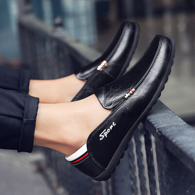 New leather shoes large size mens shoes business driving shoes leather peas shoes mens Korean version of the wild casual shoes a generation
New leather shoes large size mens shoes business driving shoes leather peas shoes mens Korean version of the wild casual shoes a generation