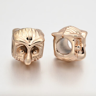 Cadmium Free & Nickel Free & Lead Free Unfading Alloy European Beads Large Hole Owl Beads Rose Gold 11x95x105mm Hole 5mm
Cadmium Free & Nickel Free & Lead Free Unfading Alloy European Beads Large Hole Owl Beads Rose Gold 11x95x105mm Hole 5mm