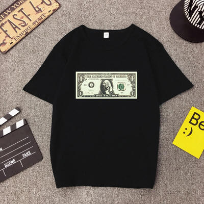 Mens T-shirt Printed Hip-hop Banknotes T-shirt Men And Women Couple T-shirt Personality Loose Short-sleeved T-shirt
Mens T-shirt Printed Hip-hop Banknotes T-shirt Men And Women Couple T-shirt Personality Loose Short-sleeved T-shirt