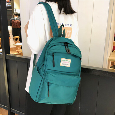 Korean version of schoolbag Girls High School Girls Backpack ins style of college students fashion junior high school Shoulder Bag