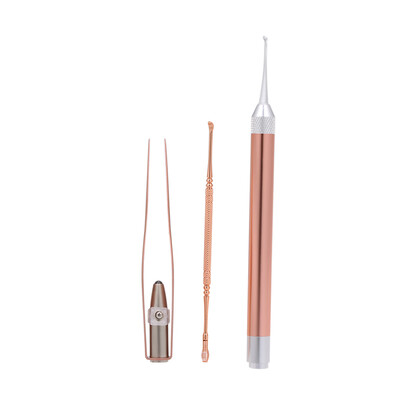 3pcs Ear Wax Removal LED Flashlight Tool Set for Baby And Adults Ear Pick Stainless Steel Ear Wax Cleaner Tweezers
3pcs Ear Wax Removal LED Flashlight Tool Set for Baby And Adults Ear Pick Stainless Steel Ear Wax Cleaner Tweezers