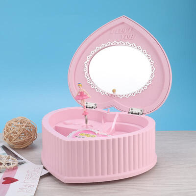 Greensen Beautiful Rotating Ballerina Music Box Jewelry Storage Box Birthday Gift for Girls
Greensen Beautiful Rotating Ballerina Music Box Jewelry Storage Box Birthday Gift for Girls