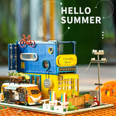 DIY Dollhouse Kit DIY Wooden House DIY Miniature Dollhouse Kit Parent-Child Toy Kids Gift with LED light Dust Proof Cover
DIY Dollhouse Kit DIY Wooden House DIY Miniature Dollhouse Kit Parent-Child Toy Kids Gift with LED light Dust Proof Cover