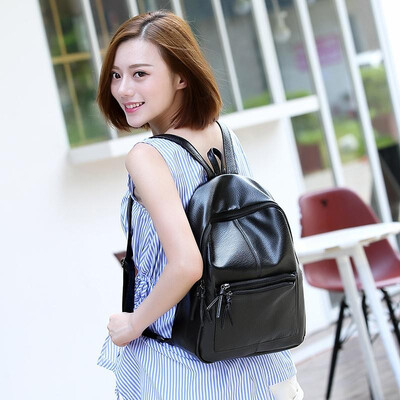 New Fashion Women Girls Backpack PU Leather Large Capacity Solid Casual Student Schoolbag Travel Bag Black
New Fashion Women Girls Backpack PU Leather Large Capacity Solid Casual Student Schoolbag Travel Bag Black