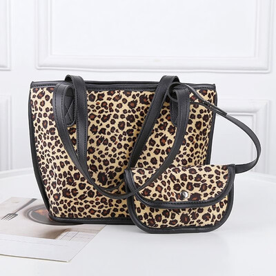 New Fashion Women Faux Suede Handbag Leopard Print Solid Large Capacity Shopping Shoulder Bag Tote BlackBrownKhaki
New Fashion Women Faux Suede Handbag Leopard Print Solid Large Capacity Shopping Shoulder Bag Tote BlackBrownKhaki