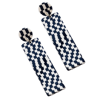 Frosty Style Black&White Lattice Acrylic Geometric Earrings Drop Korean Earrings For Women Long Earrings
Frosty Style Black&White Lattice Acrylic Geometric Earrings Drop Korean Earrings For Women Long Earrings