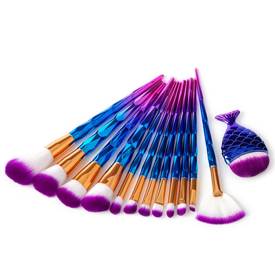 〖Follure〗13Pcs Diamond Makeup Brush Set Dazzle Glitter Big Fish Tail Foundation Brushs
〖Follure〗13Pcs Diamond Makeup Brush Set Dazzle Glitter Big Fish Tail Foundation Brushs