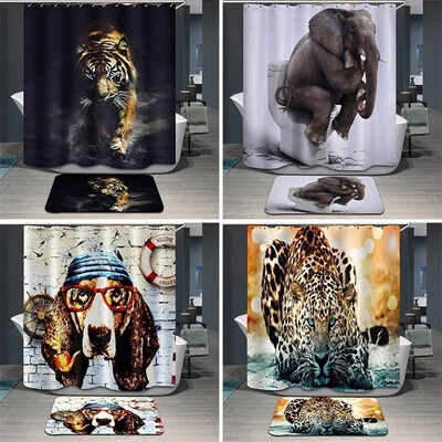 Tiger Print Waterproof Bathroom Shower Curtain And Bohemian Mandala Floral Pattern Bath Kitchen Mat Rugs Room Decor
Tiger Print Waterproof Bathroom Shower Curtain And Bohemian Mandala Floral Pattern Bath Kitchen Mat Rugs Room Decor