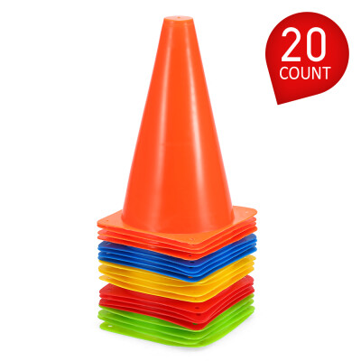 24 Pack 7 Inch Plastic Sport Training Traffic Cone Space Marker for Kids Home Football Training Soccer 4 Colors
24 Pack 7 Inch Plastic Sport Training Traffic Cone Space Marker for Kids Home Football Training Soccer 4 Colors