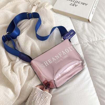 2019 new laser bag female fashion simple Korean version of the broadband shoulder bag personality letters casual wild Messenger bag
2019 new laser bag female fashion simple Korean version of the broadband shoulder bag personality letters casual wild Messenger bag