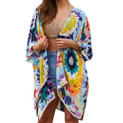 Toponeto Women Fashion Bohemian Style Summer Printing Beach Sunscreen Shawl Loose Coat
Toponeto Women Fashion Bohemian Style Summer Printing Beach Sunscreen Shawl Loose Coat