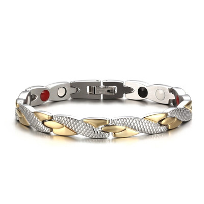 4 Colors Twisted Healthy Magnetic Bracelet For Women Girls Therapeutic Energy Stainless Steel Charm Bracelets
4 Colors Twisted Healthy Magnetic Bracelet For Women Girls Therapeutic Energy Stainless Steel Charm Bracelets