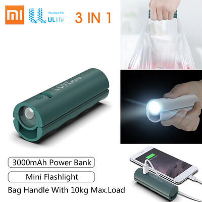 Xiaomi UL Life Power Bank 3000mAh Mobile Power Portable Flashlight USB Charging Outdoor Home Mini LED Light
Xiaomi UL Life Power Bank 3000mAh Mobile Power Portable Flashlight USB Charging Outdoor Home Mini LED Light