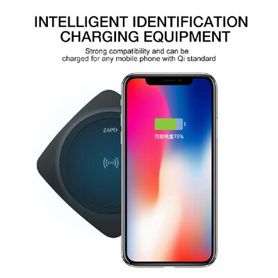 ZAPO W5 5W QI Wireless Charger Intelligence USB Charging Pad for iPhone 88 plusX Samsung S8 Note 8 Black
ZAPO W5 5W QI Wireless Charger Intelligence USB Charging Pad for iPhone 88 plusX Samsung S8 Note 8 Black