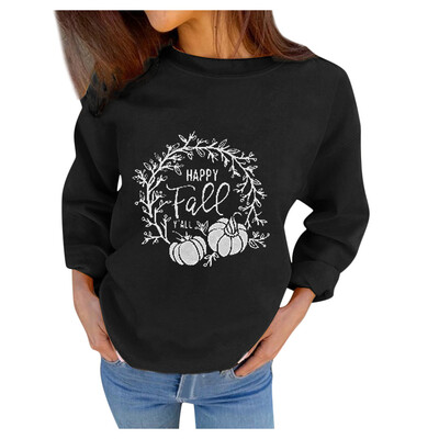 Tailored Womens Autumn Fashion Sweatshirts HAPPY FAEE Letter Print Casual Loose Blouses
Tailored Womens Autumn Fashion Sweatshirts HAPPY FAEE Letter Print Casual Loose Blouses