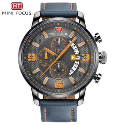 MINI FOCUS Mens Watch Sports Multifunction Alloy Quartz Watches Rotating Calendar Waterproof Leather Belt MF0025G
MINI FOCUS Mens Watch Sports Multifunction Alloy Quartz Watches Rotating Calendar Waterproof Leather Belt MF0025G