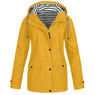 Toponeto Women Solid Rain Outdoor Plus Waterproof Hooded Raincoat Windproof Jacket Coat
Toponeto Women Solid Rain Outdoor Plus Waterproof Hooded Raincoat Windproof Jacket Coat