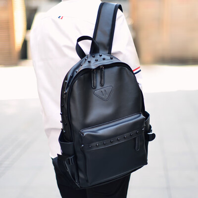 Double-shoulder bag Korean tide business casual fashion travel computer backpack PU leather high school students bag
Double-shoulder bag Korean tide business casual fashion travel computer backpack PU leather high school students bag