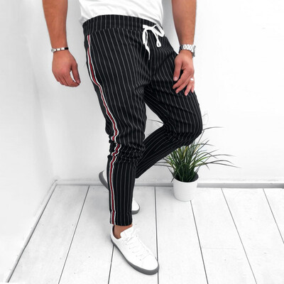 Gobestart Mens Joggers Striped Patchwork Casual Drawstring Sweatpants Trouser Long Pants
Gobestart Mens Joggers Striped Patchwork Casual Drawstring Sweatpants Trouser Long Pants