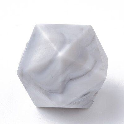 Food Grade Environmental Silicone Beads Chewing Beads For Teethers DIY Nursing Necklaces Making Icosahedron LightGrey 19x185
Food Grade Environmental Silicone Beads Chewing Beads For Teethers DIY Nursing Necklaces Making Icosahedron LightGrey 19x185
