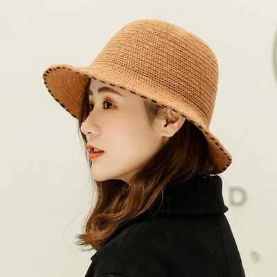Autumn&Winter New Korean Edition Leisure Chao Womens Knitted Wool Hat Pure Wool Heating Pot Cap Fishermans hat
Autumn&Winter New Korean Edition Leisure Chao Womens Knitted Wool Hat Pure Wool Heating Pot Cap Fishermans hat