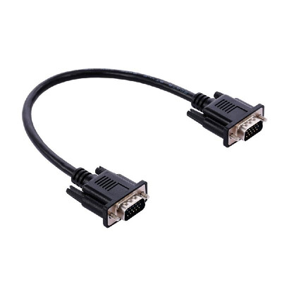 VGA Cable HD 36 Pure Copper VGA Male to Male Cable for DesktopLaptopProjector 30cm1181in
VGA Cable HD 36 Pure Copper VGA Male to Male Cable for DesktopLaptopProjector 30cm1181in