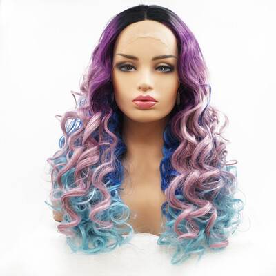 Amazing Star Lace Frontal Wigs Curly Hair Mixed Color Heat Resistant Fiber Middle Part Synthetic Hair For Fashion Women
Amazing Star Lace Frontal Wigs Curly Hair Mixed Color Heat Resistant Fiber Middle Part Synthetic Hair For Fashion Women