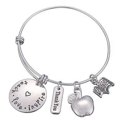 Best Teacher Gift Love Inspire Letters Adjustable Bracelet Bracelet for Birthday Teachers Day Thanksgiving Graduation
Best Teacher Gift Love Inspire Letters Adjustable Bracelet Bracelet for Birthday Teachers Day Thanksgiving Graduation