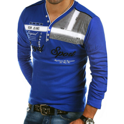 Toponeto Fashion Mens Letter Button Personality Shirt Long Sleeve T-Shirt Blouse Tops
Toponeto Fashion Mens Letter Button Personality Shirt Long Sleeve T-Shirt Blouse Tops