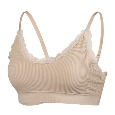 Women Bra Lace Wrapped Chest Beauty Back Anti-light Hanging With Chest Pad Thread Cotton Bra
Women Bra Lace Wrapped Chest Beauty Back Anti-light Hanging With Chest Pad Thread Cotton Bra