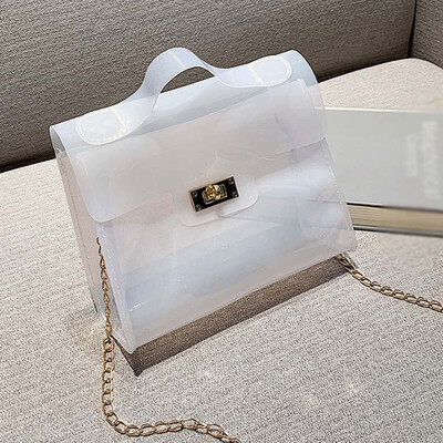 Tailored Womens Fashion Transparent Shoulder Bag Jelly Messenger Bag Solid Color Handbag
Tailored Womens Fashion Transparent Shoulder Bag Jelly Messenger Bag Solid Color Handbag