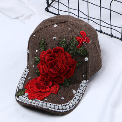 Taobao Korean Hat Womens flower stick drill embroidery cap summer sun hat baseball cap all kinds of bent brim hat trend
Taobao Korean Hat Womens flower stick drill embroidery cap summer sun hat baseball cap all kinds of bent brim hat trend