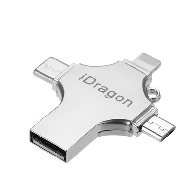 USB20 128G OTG 4-In-1 Type-C Thumb Drive Flash Drive Memory Stick For AndroidiPhonePCs
USB20 128G OTG 4-In-1 Type-C Thumb Drive Flash Drive Memory Stick For AndroidiPhonePCs