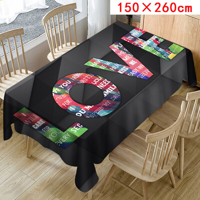 Toponeto Valentines Tablecloth Print Rectangle Table Cover Holiday Party Home Decor 
Toponeto Valentines Tablecloth Print Rectangle Table Cover Holiday Party Home Decor