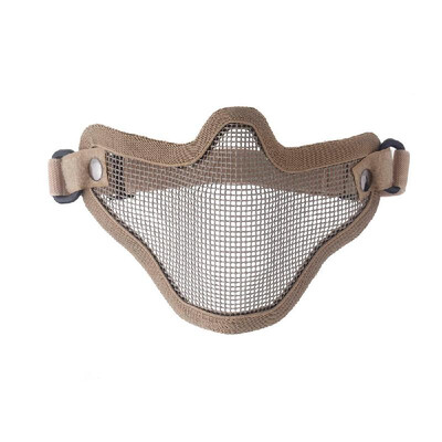 Tactical Hunting Metal Wire Half Face CS Mask Mesh Airsoft Mask Paintball Resistant Black
Tactical Hunting Metal Wire Half Face CS Mask Mesh Airsoft Mask Paintball Resistant Black
