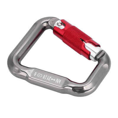 Greensen 28KN Parachute Carabiner Paraglider D Buckle Spring Clip Keychain Hook Outdoor Sports Accessory
Greensen 28KN Parachute Carabiner Paraglider D Buckle Spring Clip Keychain Hook Outdoor Sports Accessory